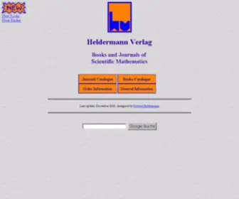 Heldermann.de(Heldermann Verlag) Screenshot