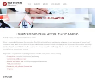 Heldlawyers.com.au(Held Lawyers Malvern) Screenshot