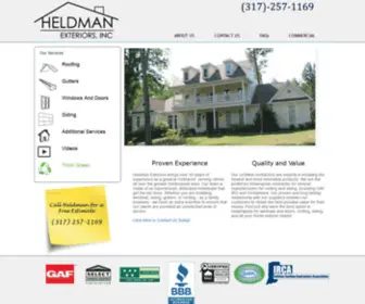 Heldmanexteriors.com(Heldman Exteriors) Screenshot