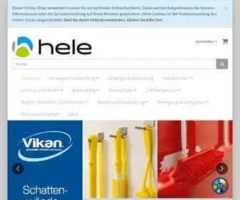 Hele.de(HELE GmbH Hygiene) Screenshot