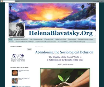 Helenablavatsky.org(Universal brotherhood) Screenshot