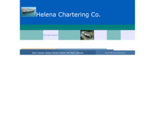 Helenachartering.com(Helena chartering co shipping freight cargo worldwide bulk cargoes) Screenshot
