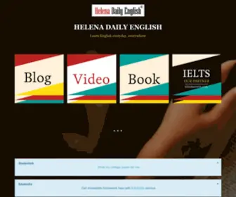 Helenadailyenglish.com(One of the best ways to improve communication skills) Screenshot