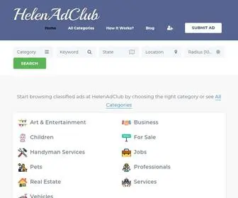 Helenadclub.com(Helen Ad Club) Screenshot