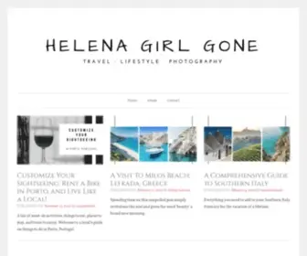 Helenagirlgone.com(Helena Girl Gone) Screenshot