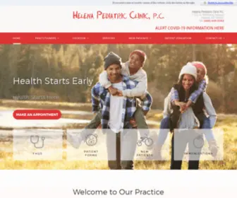 Helenapediatricclinic.com(Pediatrician Helena) Screenshot