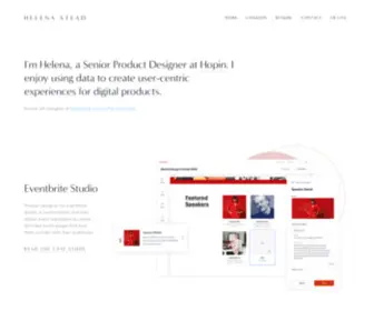 Helenastead.com(Helena Stead) Screenshot