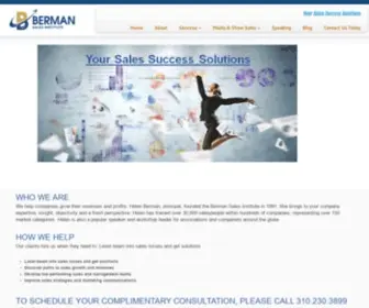 Helenberman.com(Increase sales revenue profits Berman Sales Instutute) Screenshot