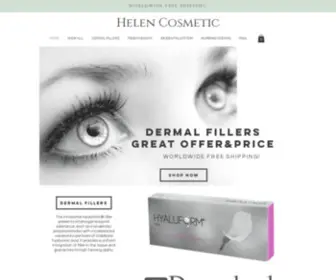 Helencosmetic.com(Buy Dermal Fillers) Screenshot