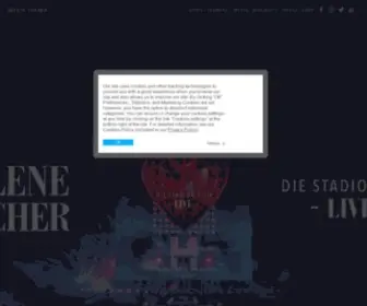 Helene-Fischer.de("Helene Fischer Live) Screenshot