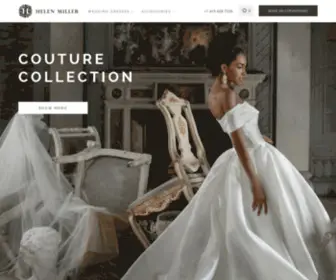 Helenmillerbridal.com(Wedding dresses in SF bay area) Screenshot