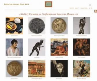 Helfenfinearts.com(A Gallery Focusing on California and American Modern Art) Screenshot