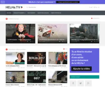 Helha.tv(La webTV de la HELHa) Screenshot