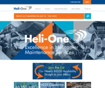 Heli-ONE.com(Excellence in Helicopter Maintenance Services) Screenshot