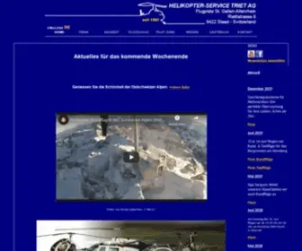 Heli-Service-Triet.ch(Helikopter-Service Triet AG) Screenshot