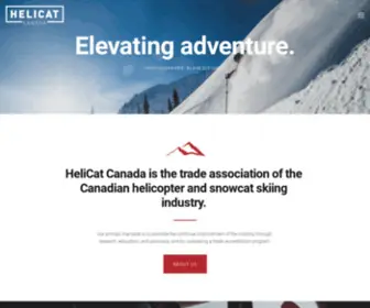 Helicat.org(HeliCat Canada) Screenshot
