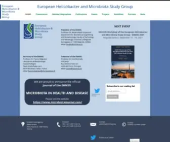 Helicobacter.org(EHMSG) Screenshot