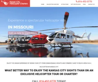 Helicopterchartersinkansascity.com(Helicopter Charters for You in Kansas City) Screenshot