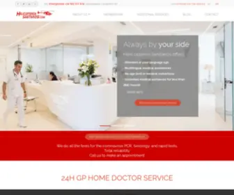 Helicopterossanitarios.com(Helicopteros Sanitarios is a home doctor service in Marbella and surroundings) Screenshot