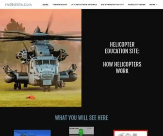 Helicopterpage.com(The Helicopter Page) Screenshot