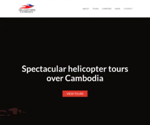 Helicopterscambodia.com(Helicopters Cambodia) Screenshot