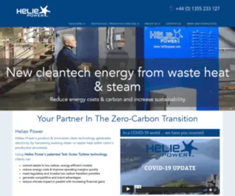 Heliexpower.com(Heliex Power's patented screw expander technology) Screenshot