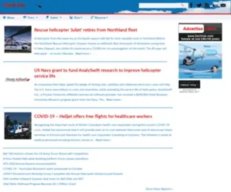 Helihub.com(The Helicopter Industry Data Source) Screenshot