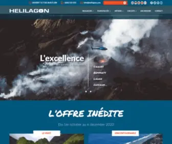Helilagon.com(Les plus beaux survols de l'île depuis 30 ans) Screenshot