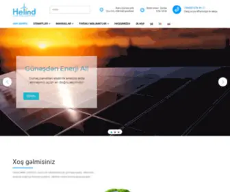 Helind.com(Alternativ Enerji Şirkəti) Screenshot