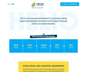Helio-International.org(HELIO International Home) Screenshot