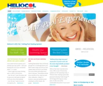 Heliocol.co.nz(Heliocol Solar Pool Heating 0800) Screenshot