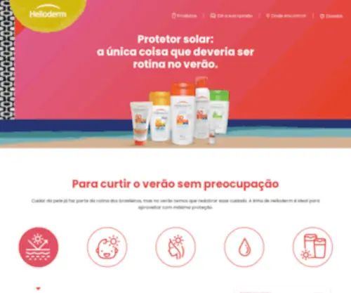 Helioderm.com.br(Viva o Sol) Screenshot