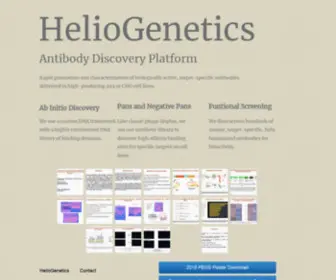 Heliogenetics.com(HelioGenetics) Screenshot