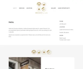 Heliohairstudio.com(Helio Hair Studio) Screenshot