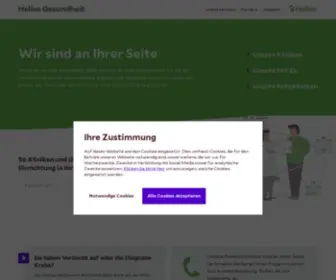 Helios-Kliniken.de(Helios Gesundheit) Screenshot