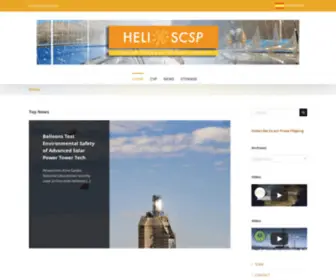 Helioscsp.com(Solar Thermal Energy News) Screenshot
