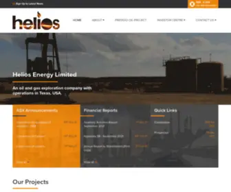 Heliosenergyltd.com(Helios Energy Limited) Screenshot