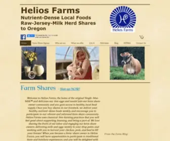 Heliosfarms.com(Raw Milk) Screenshot