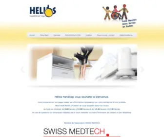 Helioshandicap.ch(Helios handicap Sàrl) Screenshot