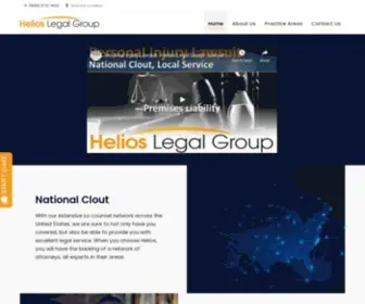 Helioslegalgroup.com(Helios Legal Group) Screenshot