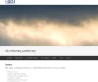 Heliosmarketing.com(Helios Marketing Advisors) Screenshot