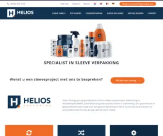 Heliospackaging.com(Helios Packaging) Screenshot