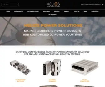 Heliosps.com(Helios Power Solutions supplies and manufactures DC power solutions) Screenshot