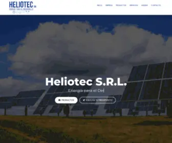 Heliotec.com.py(Energía sustentable para el desarrollo) Screenshot