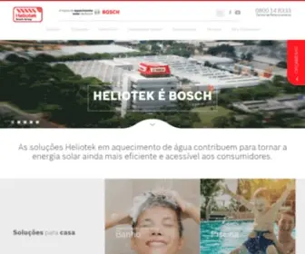 Heliotek.com.br(Aquecedores solares para banho e piscina) Screenshot