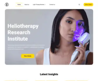 Heliotherapy.institute(Heliotherapy Research Institute Heliotherapy Research Institute) Screenshot
