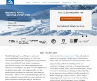 Heliskiingreview.com(HELI SKI) Screenshot