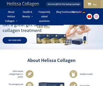 Helissacollagen.com(100% pure marine collagen proven by satisfied customers) Screenshot