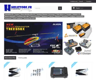 Helistore.fr(Hélicoptères) Screenshot