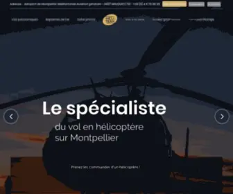 Heliteam.fr(Vol et bapteme d'hélicoptère sur Montpellier) Screenshot